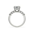 thumbnail image 2 of Diamond-Capitals 1.30 Ct Sparkle Round Shape Solitaire Natural Diamond Engagement Ring for her Solid 18K White Gold Size 7.5 (F-G/VS1), 2 of 8