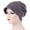 Dark Gray, variant on Turban Hat for Women Daily Use with Brim for Cancer Chemo Patients Women(Black)