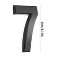 VBXOAE 3Inch Modern House Numbers Stickers Mailbox Numbers 09 Self