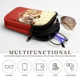 thumbnail image 5 of SEANATIVE Double Glasses Case for Women Men, Neoprene Zipper Eyeglass Pouch Water-Resistant Scratch-Proof Lightweight Travel Glasses Bag for Eyeglasses Sunglasses, Cat English Bulldog Print, 5 of 7