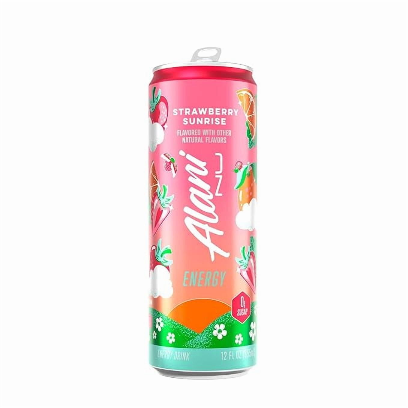 Alani Nu Energy Drink Strawberry Sunrise 12oz (6 Pack)