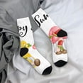 thumbnail image 5 of Fuzoiu Hello Summer Gnome Print Athletic Crew Socks for Men & Women,Casual Crew Socks,Above Ankle Crew Socks for Business, Casual, 5 of 6