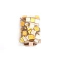 thumbnail image 4 of Milltown Merchants Yellow Glow Foil Tile 3/4 Inch Mosaic Tile (3 lbs), 4 of 5