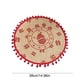 thumbnail image 3 of Manteles Individuales Navideños Redondos Tejidos | Diseño de Reno con Copos de Nieve Rojos y Multicolor | Manteles Resistentes Al Calor | Protectores de Mesa de Nailon para Fiestas | para Fiestas En, 3 of 6