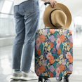 thumbnail image 2 of Pioneer Flower Floral Print Pattern Luggage Cover Fashion Suitcase Cover Baggage Covers Fit 25-28 Inch Luggage (Go Travel), 2 of 5