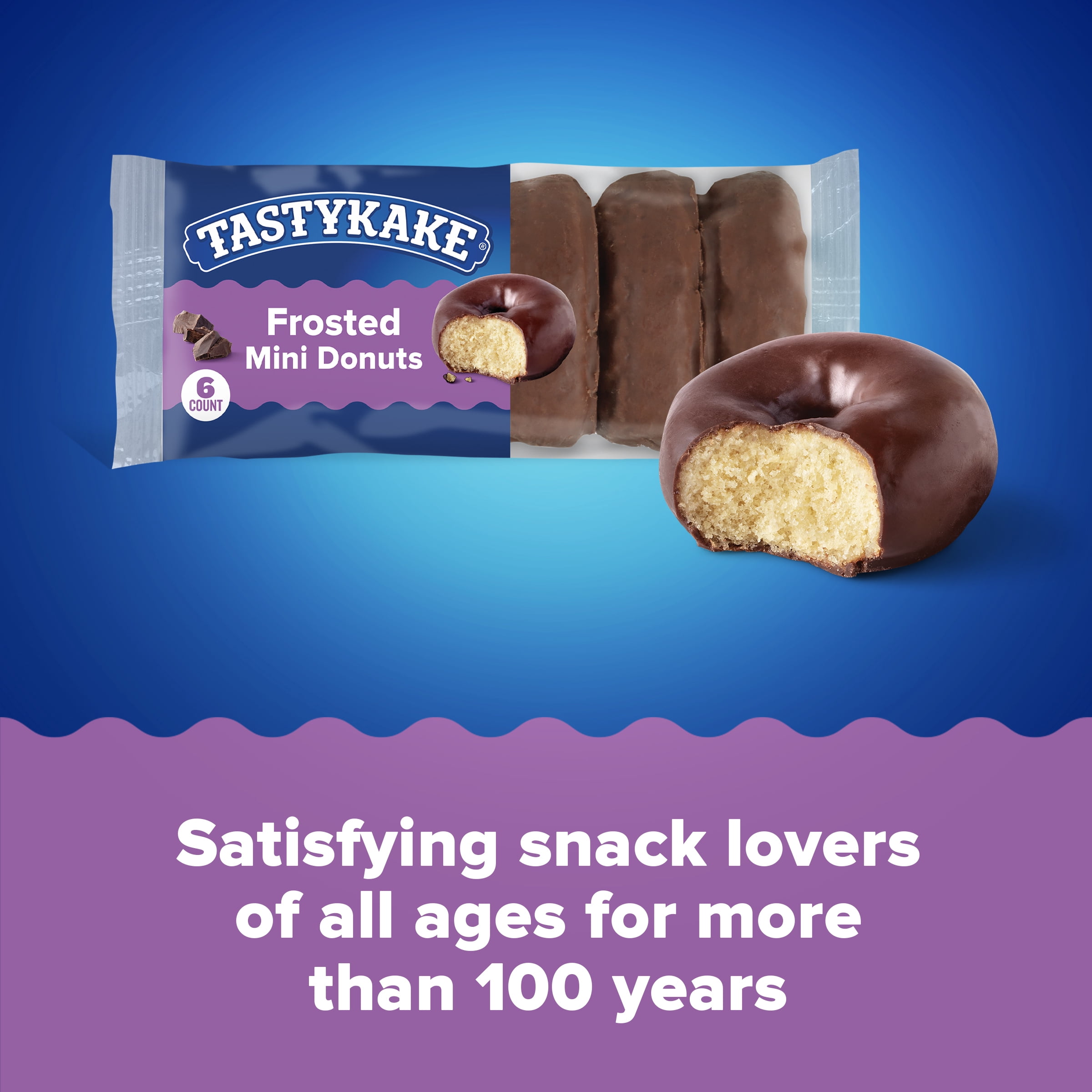 (5 pack) Tastykake Frosted Mini Donuts 6 count, 3.3oz