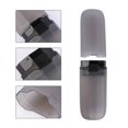 thumbnail image 3 of 2 Pack Travel Size Toiletries for Toothbrush Storage Holders, Transparent Black Toothbrush Travel Case, Plastic Toothbrush Holder Travel, 7.9”×2.1”×1.2” Portable Toothbrush Case for Traveling, 3 of 7