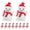 Red, variant on Rhewides 10pcs Snowman Figures Christmas Ornaments Miniature Decorations Cake Toppers for Zen Garden Holiday Decor