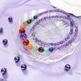 thumbnail image 3 of 7 Chakra Necklace for Women Strong Healing Crystal Genuine Stone Beaded Gemstone Necklace 20 inches Jewelry Gifts for Women Mom, 3 of 8
