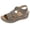 Grey, variant on AUDeals Women Orthopedic Wedge Sandals, Open Toe Ankle Strap Platform Shoes, Arch Support Massage Sole Comfort Footwear for Outdoor Summer Walking (Black, 7)