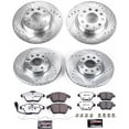 thumbnail image 3 of PowerStop Front and Rear Z26 Street Warrior Carbon-Fiber Ceramic Brake Pad and Drilled and Slotted Rotor Kit Fits: VOLKSWAGEN Select Models K5747-26, 3 of 9
