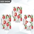 thumbnail image 7 of Yayeee Duplex Wall Plate 1-Gang 4.5"x2.7" Home Receptacle Light Switch Decorative Outlet Cover, White Apple Pattern, 7 of 7