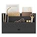 thumbnail image 3 of Wisuce Bamboo Mail Organizer Countertop Desktop with Drawer - Desk Organizer with File Organizer for Office Supplies All-in-One Desk File Organizer with Pencil Holder for Paper Letter Envelope Bill, 3 of 4
