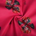 thumbnail image 4 of Conjunto de pantalones cortos lisos de manga corta con cuello redondo y estampado de cuello redondo para mujer de 2 piezas Wmkox8yi  bvn1521, 4 of 6