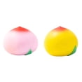 thumbnail image 1 of 2PCS Slow Rising Stress Reliefinging Toys Realistic Peach ShapedFruit SqueezeBalls Soft FidgetDough for Relaxing Decorations Decompression Gift for Adults and Teens, 1 of 6