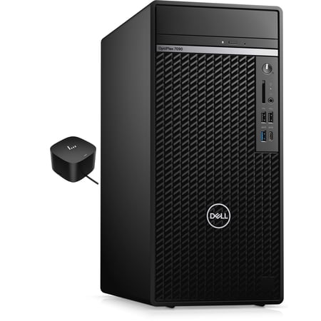 Dell Optiplex 7090 Home/Business Desktop (Intel i7-11700 8-Core  Intel UHD 750  32GB RAM  2TB PCIe SSD + 6TB HDD (3.5)  USB 3.2  Display Port  Win 11 Home) with 120W G4 Dock