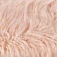 thumbnail image 4 of HOME SOFT THINGS OTOMAN/TABURETE DE PELO SINTÉTICO MONGOL, REPOSAPIÉS TAPIZADO, PATAS DE METAL NEGRO Y ASIENTO ACOLCHADO. 48x33x43CM, ROSA., 4 of 5