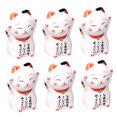 thumbnail image 3 of Toyvian Ceramic Cat Chopstick Rest Holder Japanese Style for Holding Chopsticks 6Pcs, 3 of 8