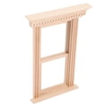 thumbnail image 4 of MasteelfCA Miniature Window Frame Doll House Simulation Furniture Window Frame Model, 4 of 9