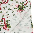 thumbnail image 2 of Saro Lifestyle Holiday Tablecloth With Holly and Ribbon Design 60 x 160 Rectangle, 2 of 5
