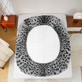 thumbnail image 5 of Manfei Chic Gray Cheetah Print Full Size Sheets 4-Piece, Ombre Leopard Bed Sheets, Wildlife Theme Sheet Sets, 5 of 7