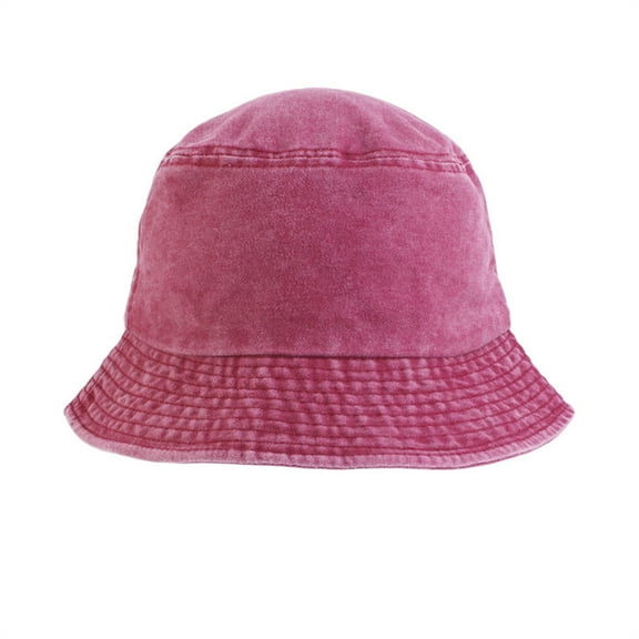 yunLXY Under $5 Red Bucket Hats fot Men Women Packable Foldable Sun Hats for Women Beach Travel Cap