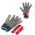 thumbnail image 1 of LAFGUR Anti Coupe Gant, Acier Inoxydable SS304 Maille Coupe Résistant Gant Sécurité Travail Boucher Outil de Protection, Gant de Protection, 1 of 7