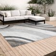 thumbnail image 3 of Addison Rugs Chantille Indoor/Outdoor Transitional Swirls Pewter Machine Washable Rectangle Rug, 10' x 14', 3 of 8