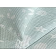 thumbnail image 4 of Ambesonne Aqua Quilted Bedspread Set 3 Pcs, Beach Theme Sea Star, Queen Size, Seafoam and White, 4 of 5