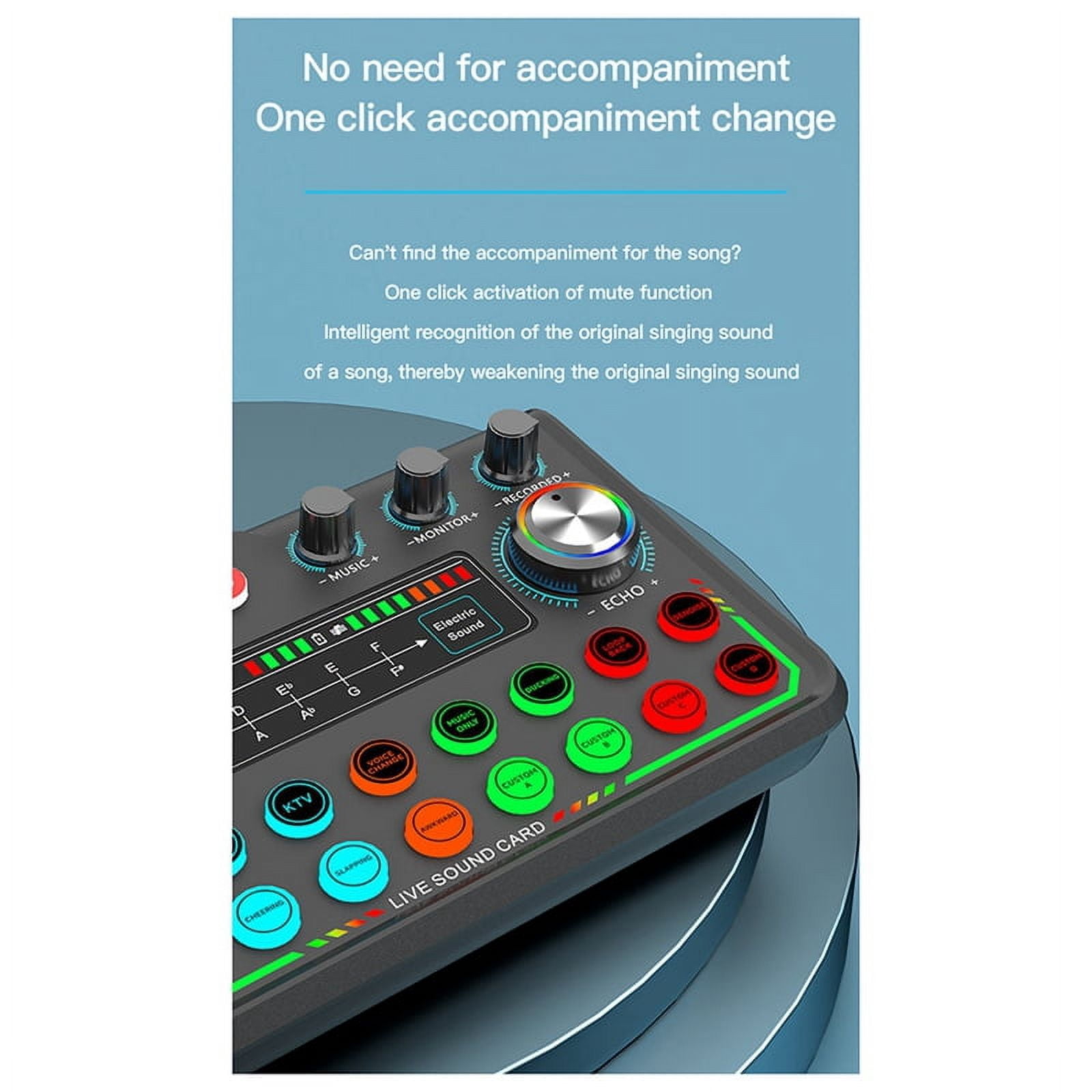 HOT HOT P99 Live Sound Card Mixer Podcast board Voice Board for