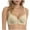 Beige, variant on Womens Cotton Jersey Lined Wired Bra Purple ,XL
