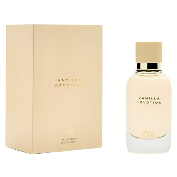 Zara Vanilla Devotion Women Perfume Luminous Gourmand Fragrance with Citrus Sugar Cane & Creamy Vanilla Eau de Parfum EDP 100ml (3.4 fl. oz.)