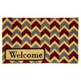thumbnail image 1 of Dynamic Rugs AS232960513 18 x 30 in. Aspen Welcome Door Mat - Blue & Red & Ivory, 1 of 1