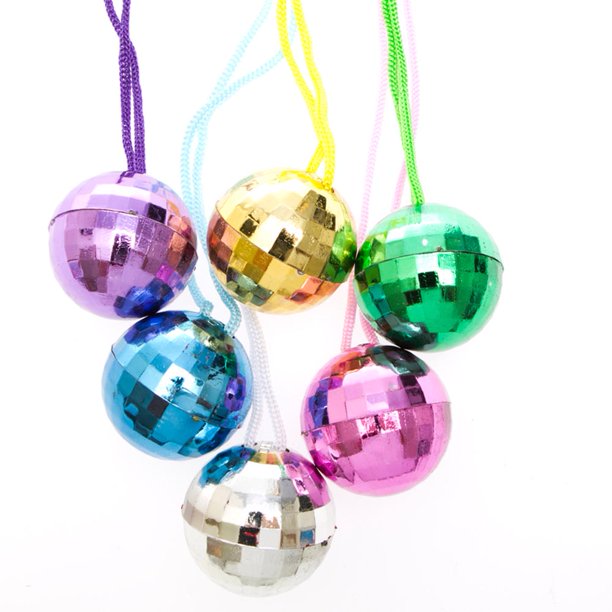 Rhode Island Novelty Disco Ball Necklaces