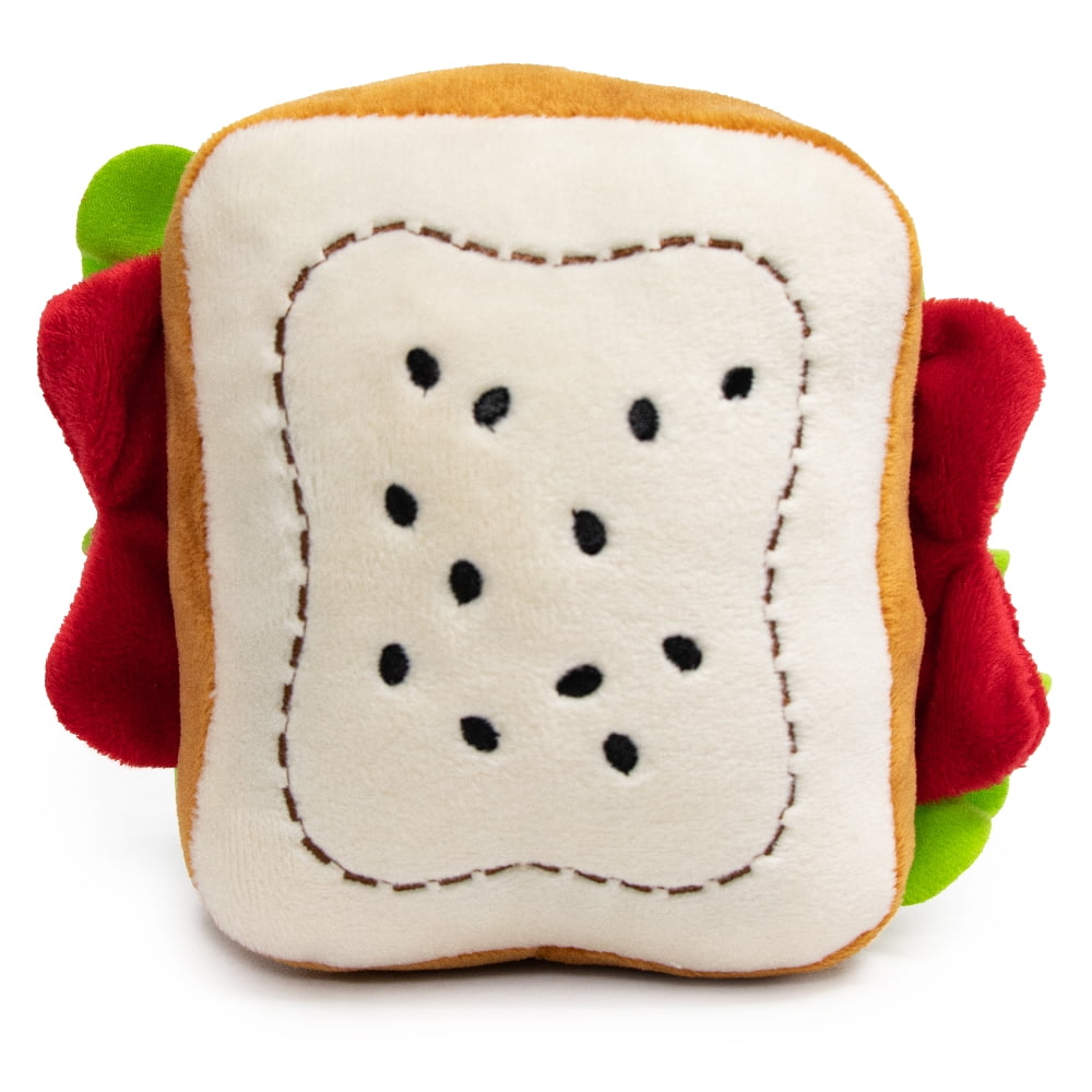 Dog Toy, Plush Squeaker Scooby Doo Sandwich