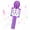 Purple, variant on Swfoer Wireless Bluetooth Karaoke Microphone 4-in-1, 5W Handheld Mic Speaker with LED, Echo, Voice Effects, TF/USB Player, for Kids Adults Party Gift, Blue