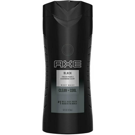 4 Pack - Axe Body Wash, Black 16 oz