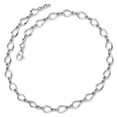 thumbnail image 3 of Auriga 14k White Gold Fancy Link Necklace 18inch for Women, 3 of 6