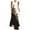 White, variant on IROINNID Women's Sleeveless Sundress Fashion Casual Summer Loose Dress Round Neckline Full-Length Women Dress
