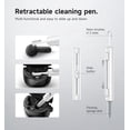 thumbnail image 4 of Suritch Protective Case for JBL Tune Flex Earbuds with Lid Lock, Carabiner, Cleaning Kit and Removal Tool, Black, 4 of 8