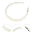 thumbnail image 2 of Unique Bargains 1 Pc Classic Elegant Sponge Headband for Women for Girls 6.10"x5.31" Beige, 2 of 4