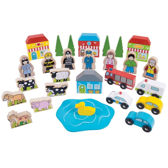 Bigjigs Rail - Trackside Accessory Set
