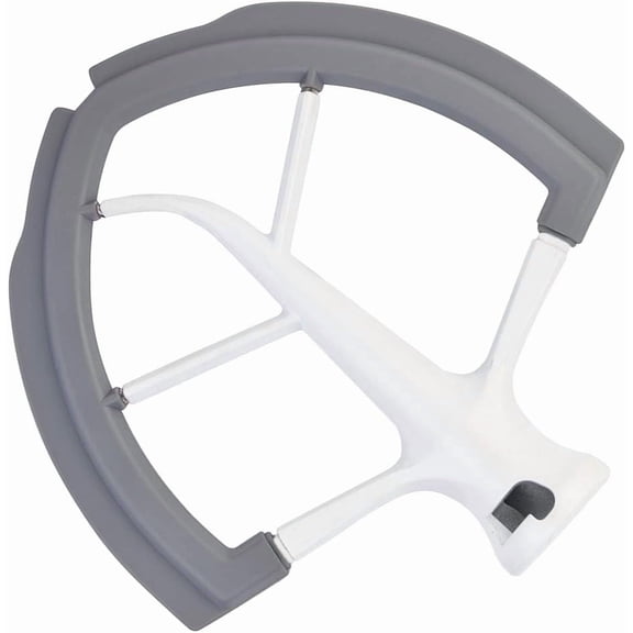 6QT Flex Edge Beater for KitchenAid Bowl-Lift Stand Mixer - 6 Quart Flat Beater Paddle with Flexible Silicone Edges