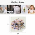 thumbnail image 5 of Cloth Napkins Set of 8 - 20x20 Inches, Spring Flowers Washable Reusable Table Napkins, Country Watercolor Wildflowers Herbs Soft & Absortbent Dining Napkin for Party Wedding Hotel Restaurant, 5 of 8
