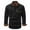 Black, variant on dGslk Men Casual Long Sleeve Button Down Shirt with Chest Pocket Turn Down Collar Classic Fit Durable Material for Everyday Wear Black L