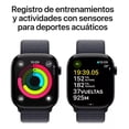 thumbnail image 4 of Apple Watch Series 10 GPS + Cellular • Caja de aluminio negro azabache de 46 mm • Correa loop deportiva color tinta - Distribuidor Autorizado, 4 of 8