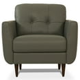 thumbnail image 3 of Acme Furniture Chair, Pesto Green Leather 54962, 3 of 4