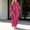 Red, variant on Ygbgbb Women's Oversized Linen-Blend Maxi Dress, Batwing Sleeve Dress with Pockets, Loose Wide Sleeve Casual Summer Long Dress White L