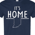 thumbnail image 4 of Inktastic It's Home State of Indiana Outline T-Shirt, 4 of 5