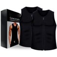 thumbnail image 1 of LAICAIW Fitpro Gynecomastia Compression Zipper Vest, Manson Gynecomastia Compress Zipper Vest for Men (Color : Black*2, Size : Small), 1 of 7
